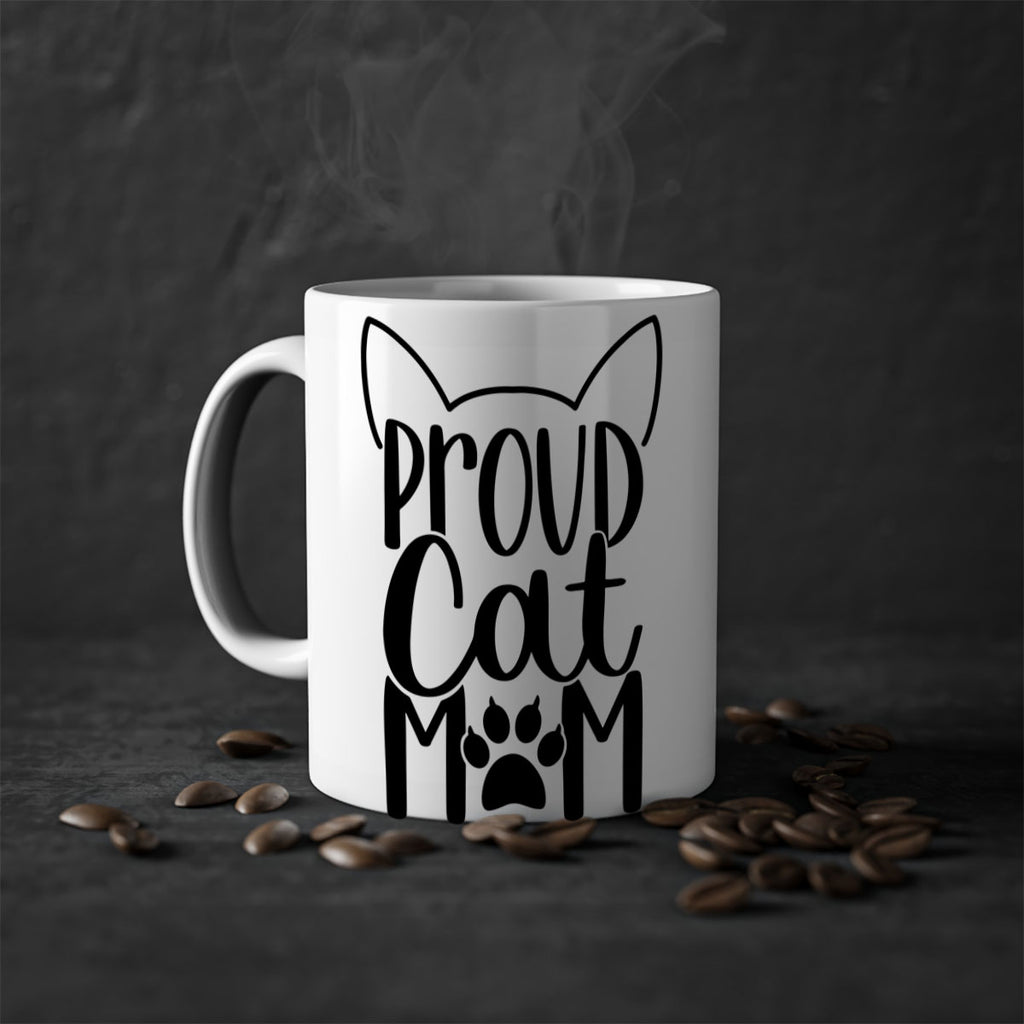 Pround Cat Mom Style 103#- cat-Mug / Coffee Cup