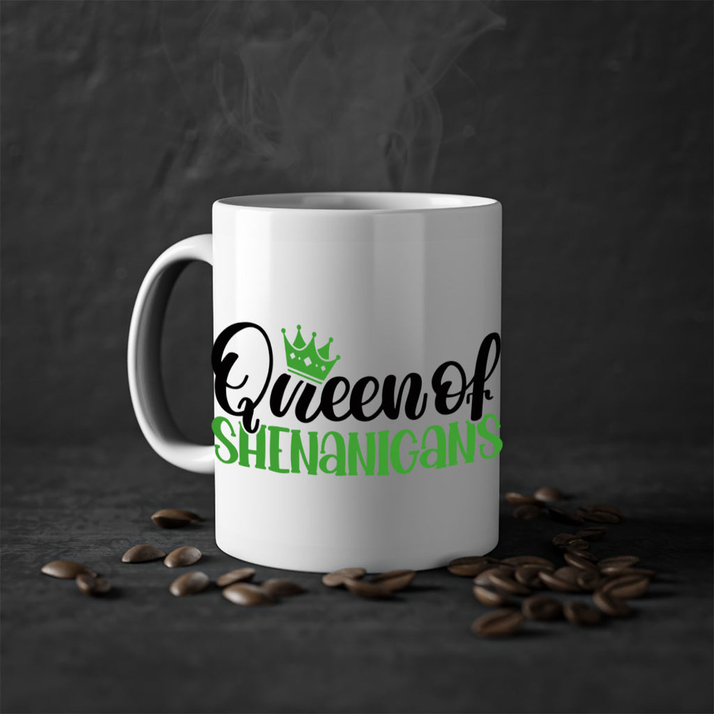 Queen Of Shenanigans Style 36#- St Patricks Day-Mug / Coffee Cup