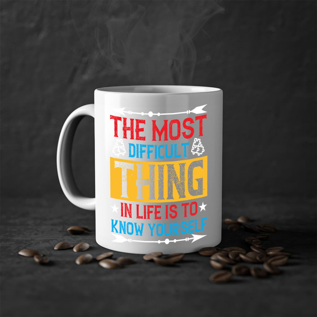 The most difficult thing in life is to know yourself Style 18#- Self awareness-Mug / Coffee Cup