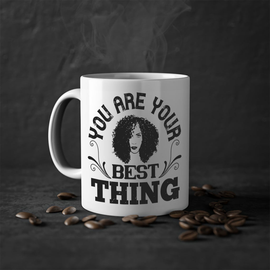 You are your best thing Style 9#- Afro - Black-Mug / Coffee Cup
