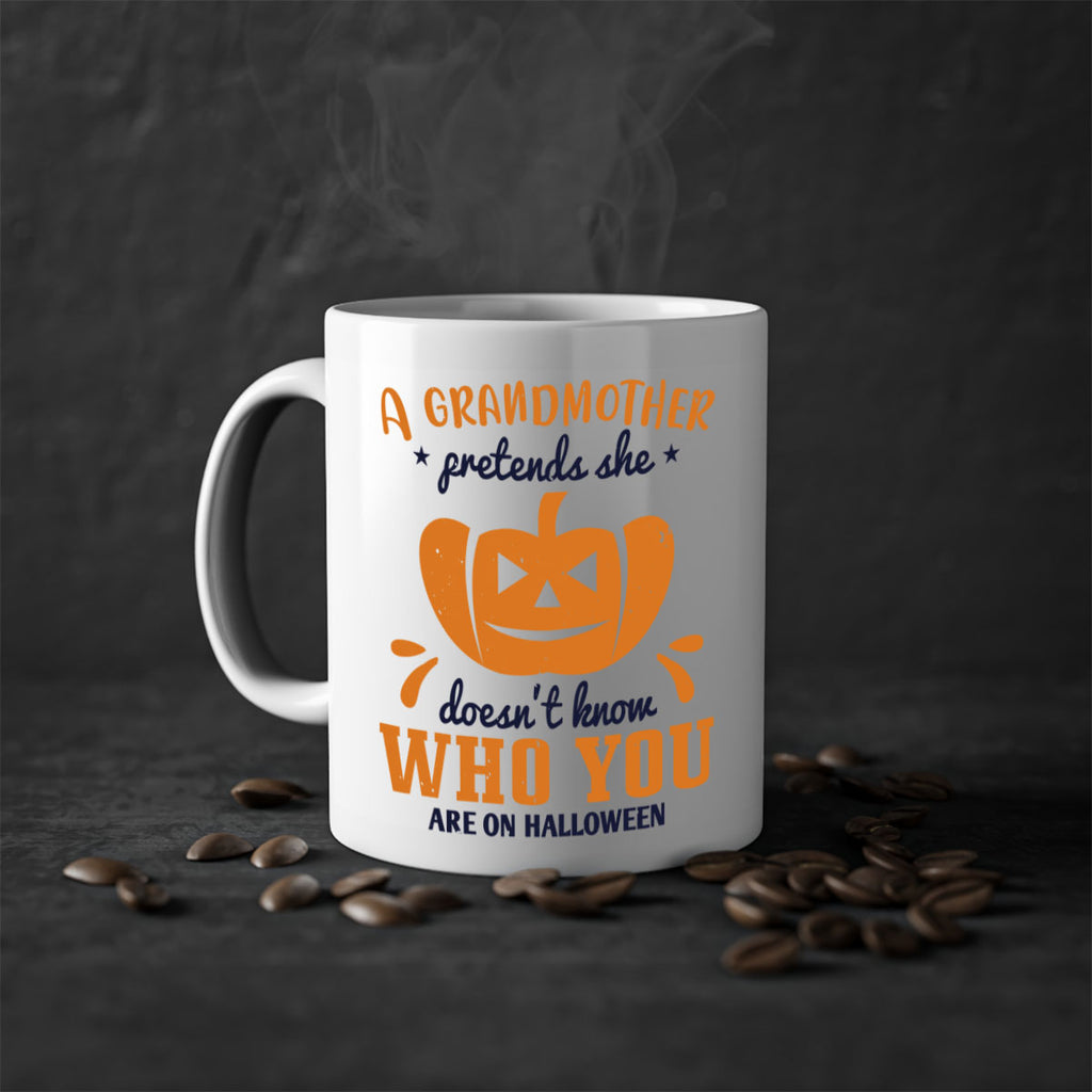 a grandmother pretends 162#- halloween-Mug / Coffee Cup