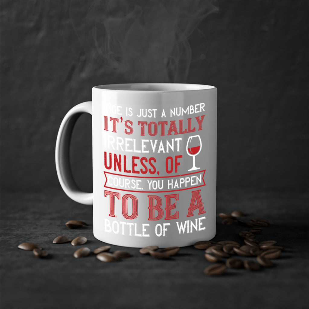 age is just a number its totaly 92#- wine-Mug / Coffee Cup