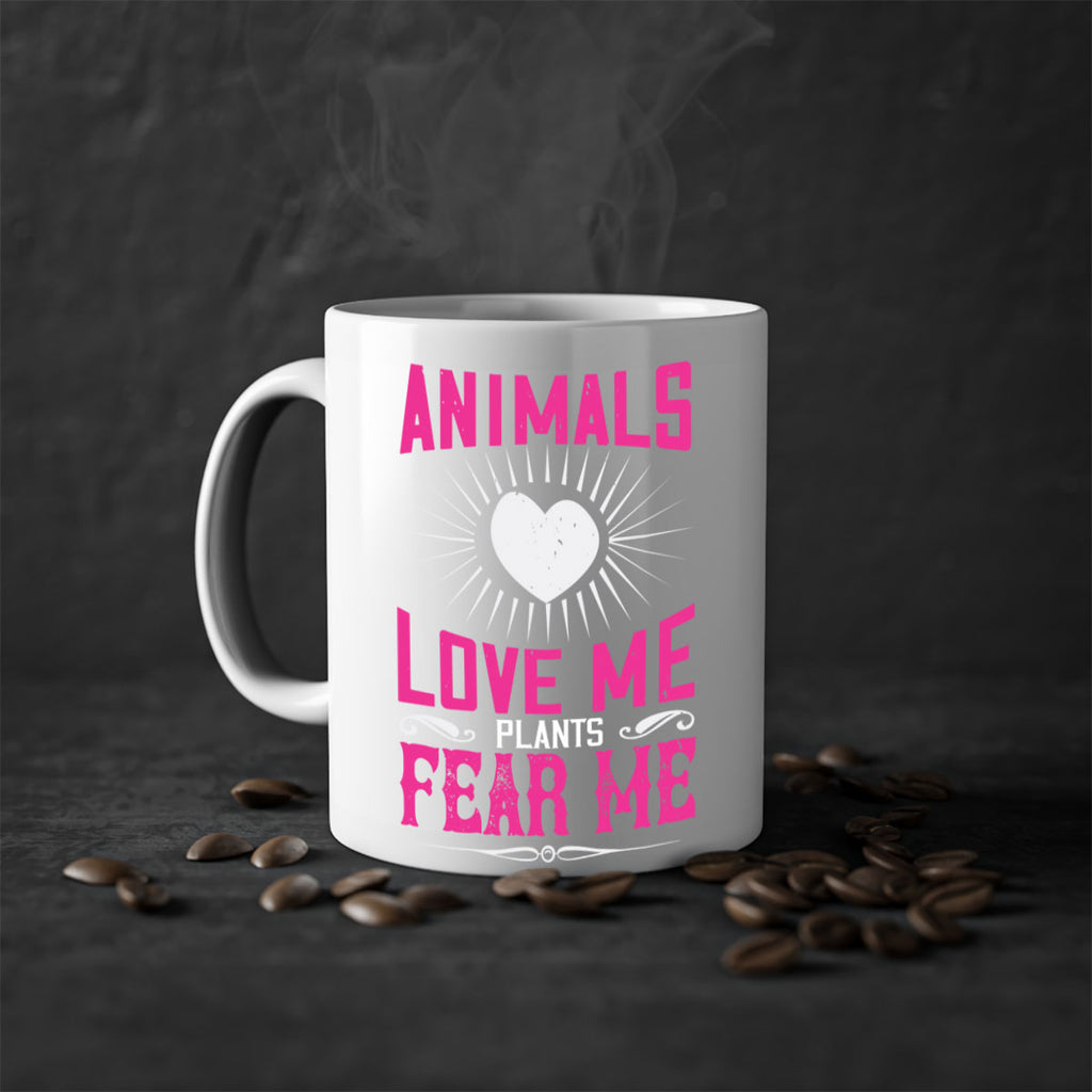 animals love me 102#- vegan-Mug / Coffee Cup