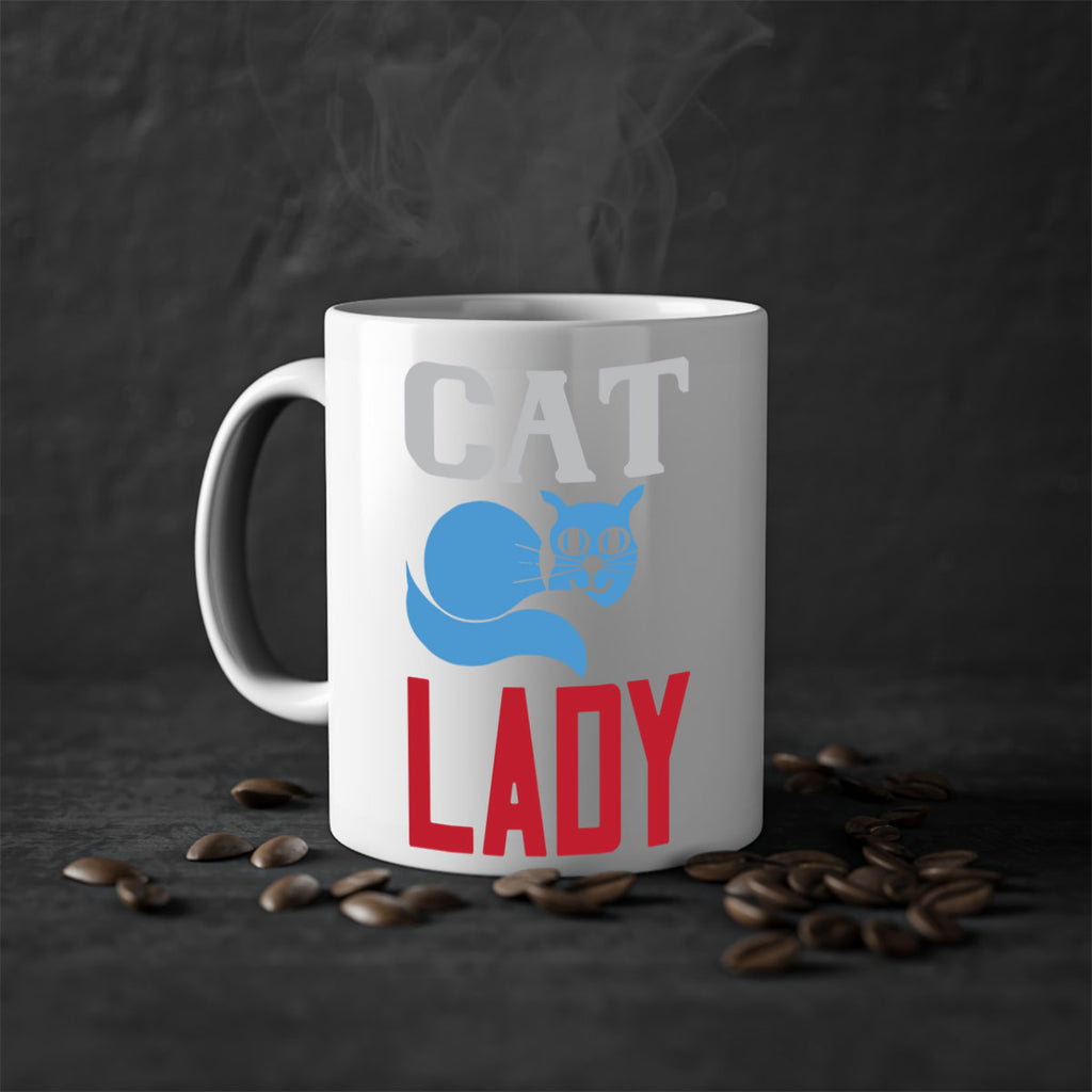 cat lady Style 31#- cat-Mug / Coffee Cup