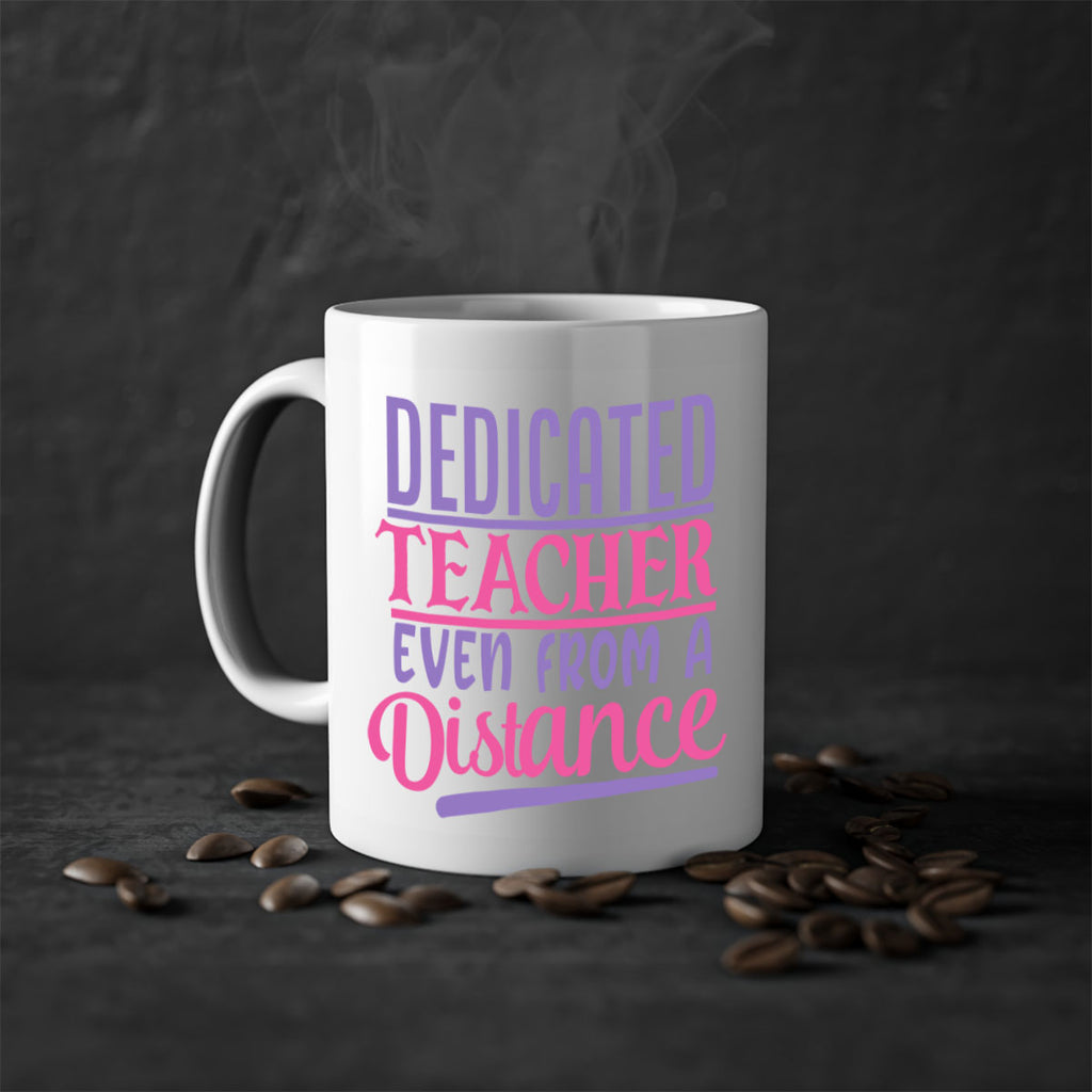 dedicated teacher even from a distance Style 53#- corona virus-Mug / Coffee Cup