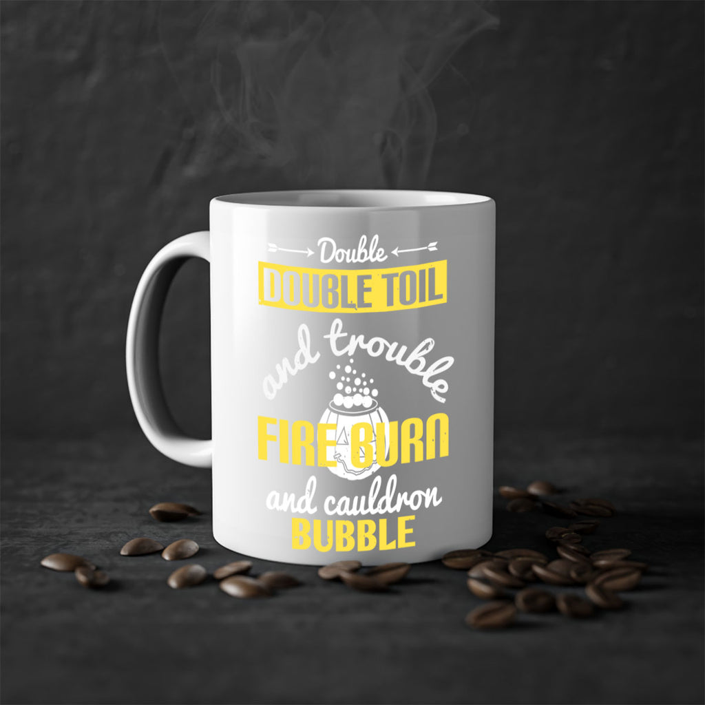 double double toil and 115#- halloween-Mug / Coffee Cup