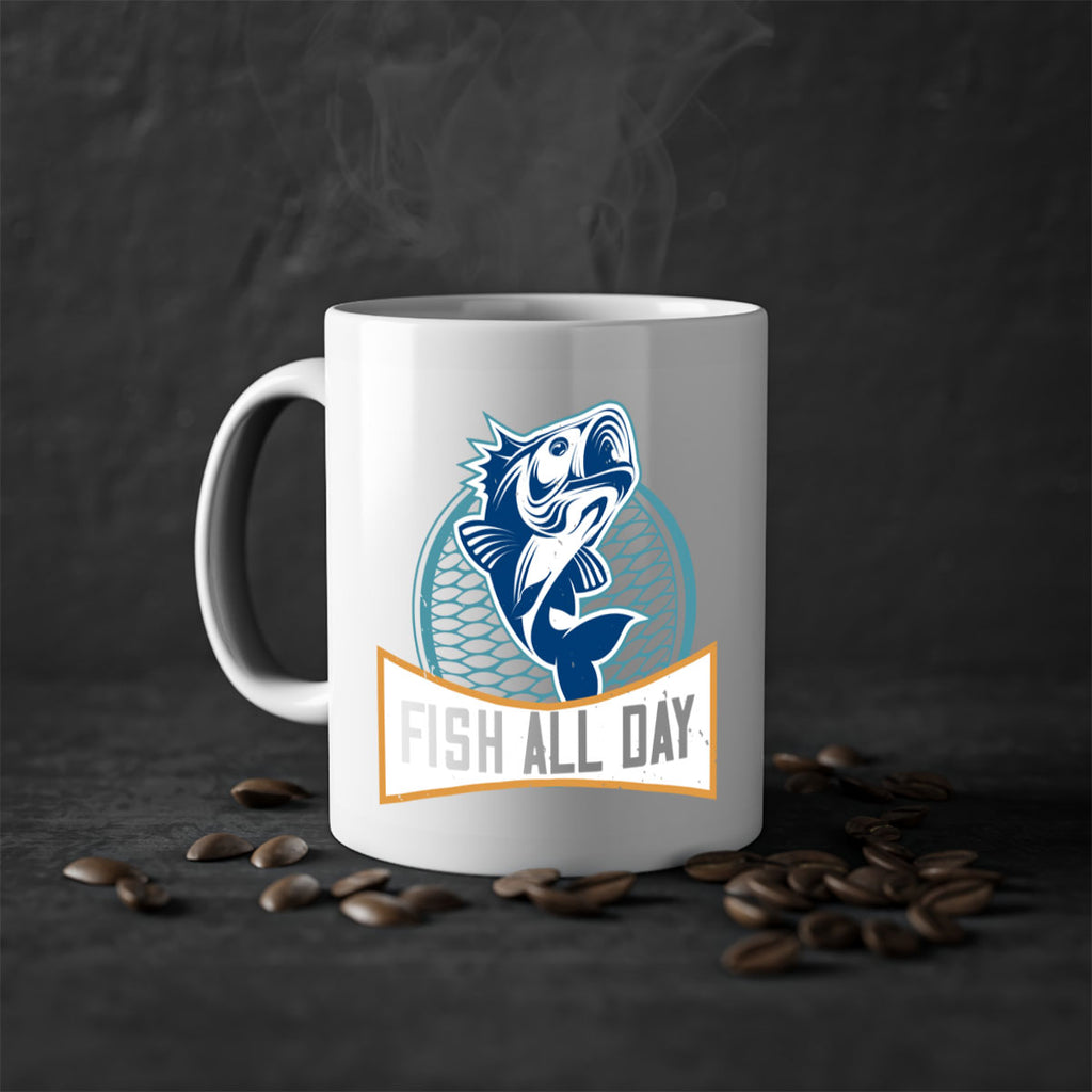 fish all day 277#- fishing-Mug / Coffee Cup