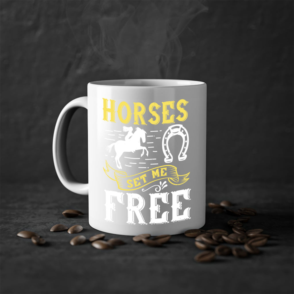 horses set me free Style 39#- horse-Mug / Coffee Cup