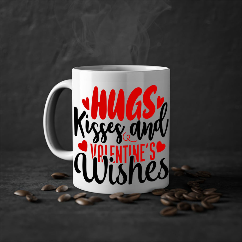 hugs kisses and valentines wishes 71#- valentines day-Mug / Coffee Cup