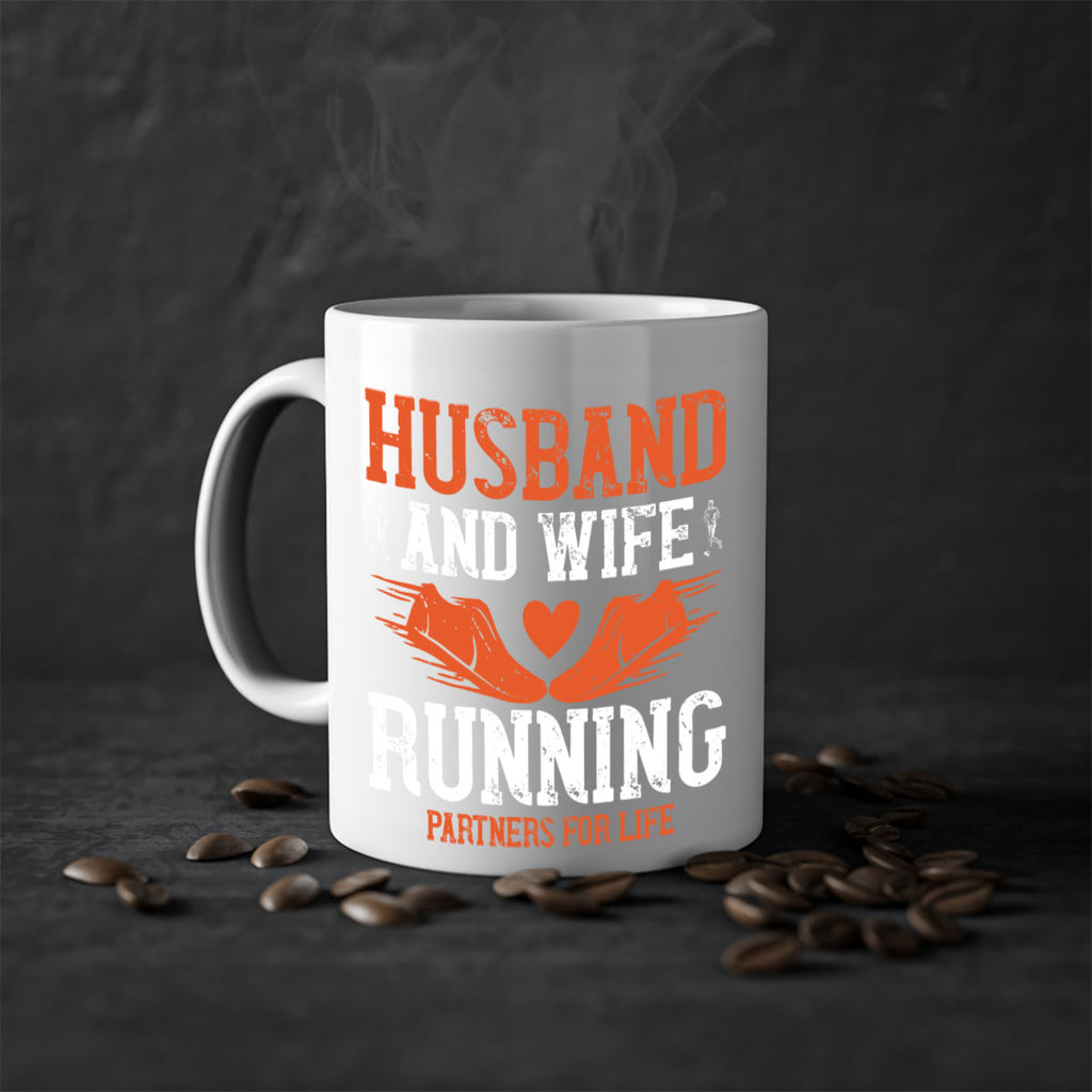 husband and wife running partners for life 41#- running-Mug / Coffee Cup