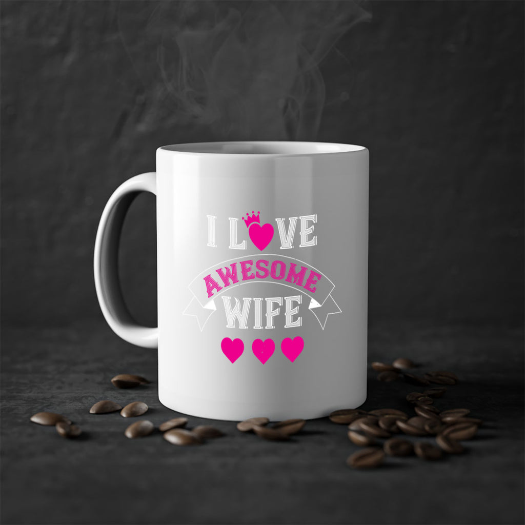 i love awesome wife 57#- valentines day-Mug / Coffee Cup