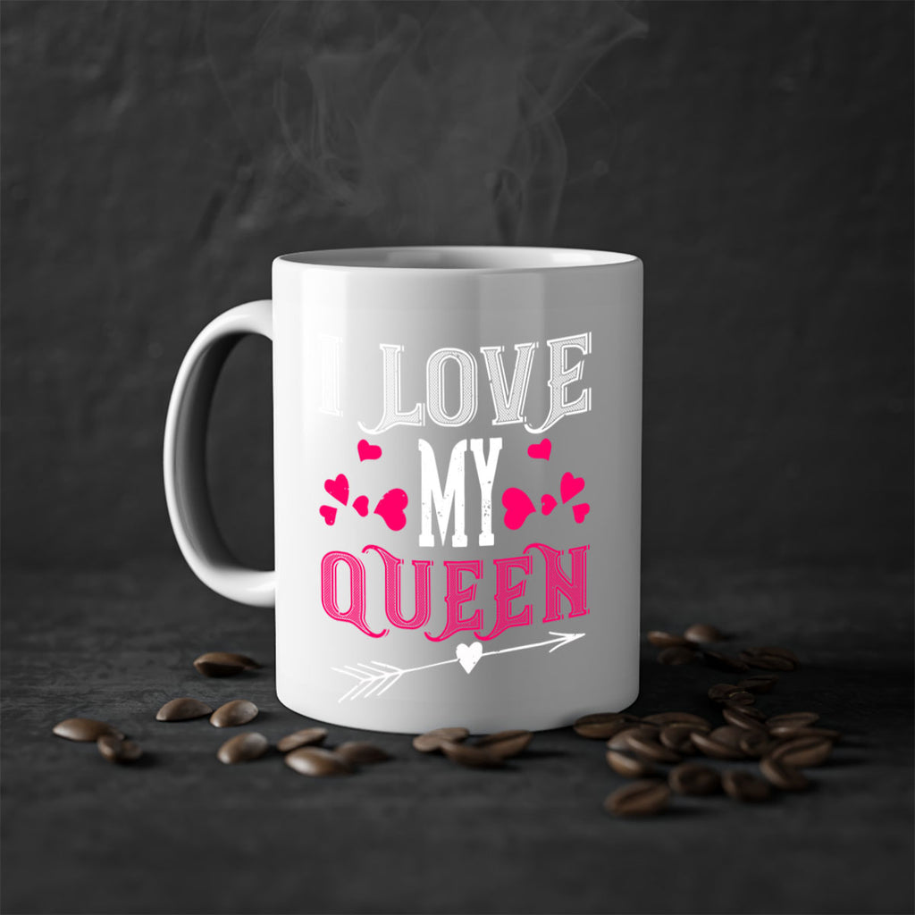 i love my queen 53#- valentines day-Mug / Coffee Cup