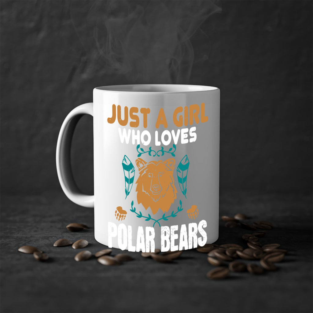 just a girl who loves polar bear 22#- bear-Mug / Coffee Cup