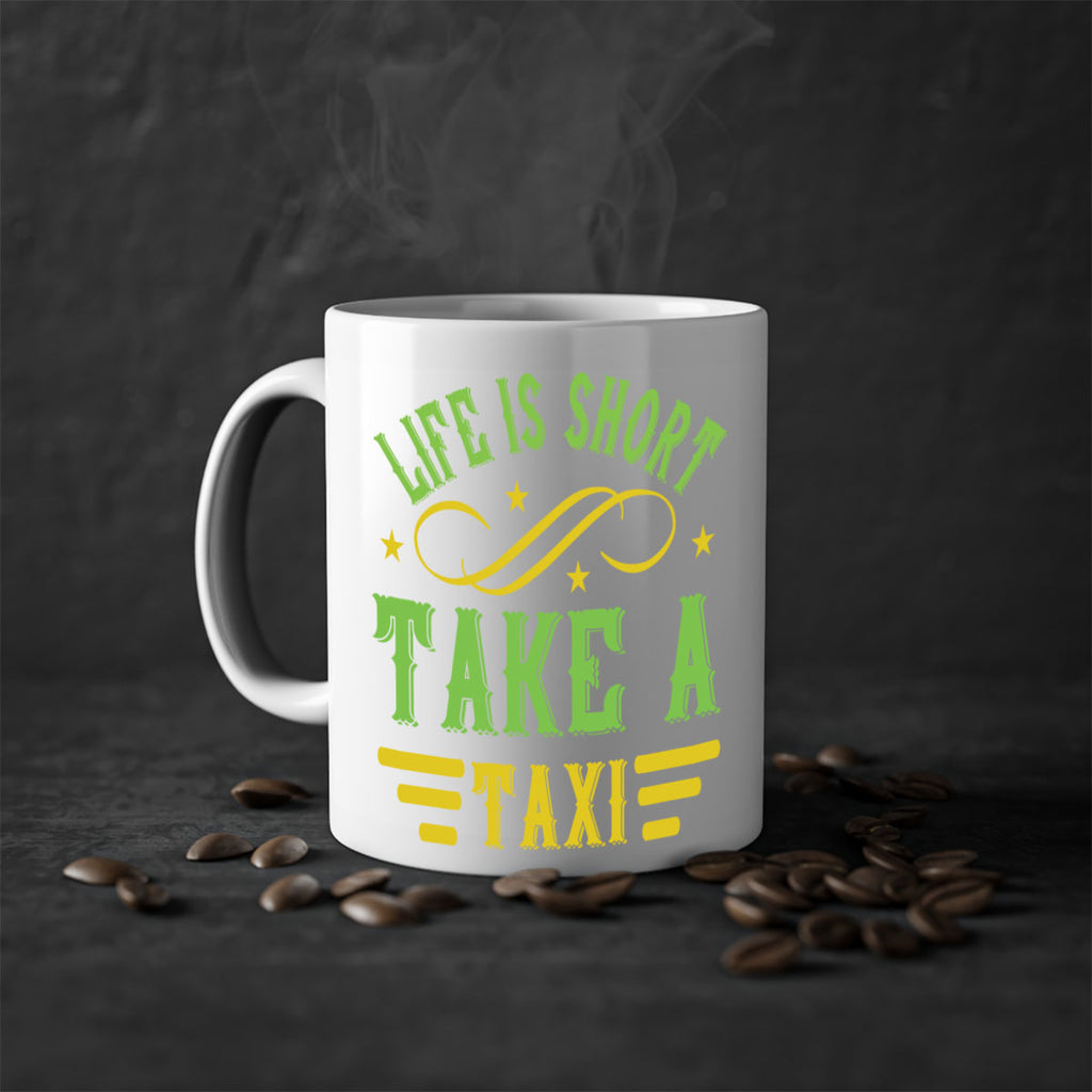 life is short take a taxi Style 21#- bus driver-Mug / Coffee Cup