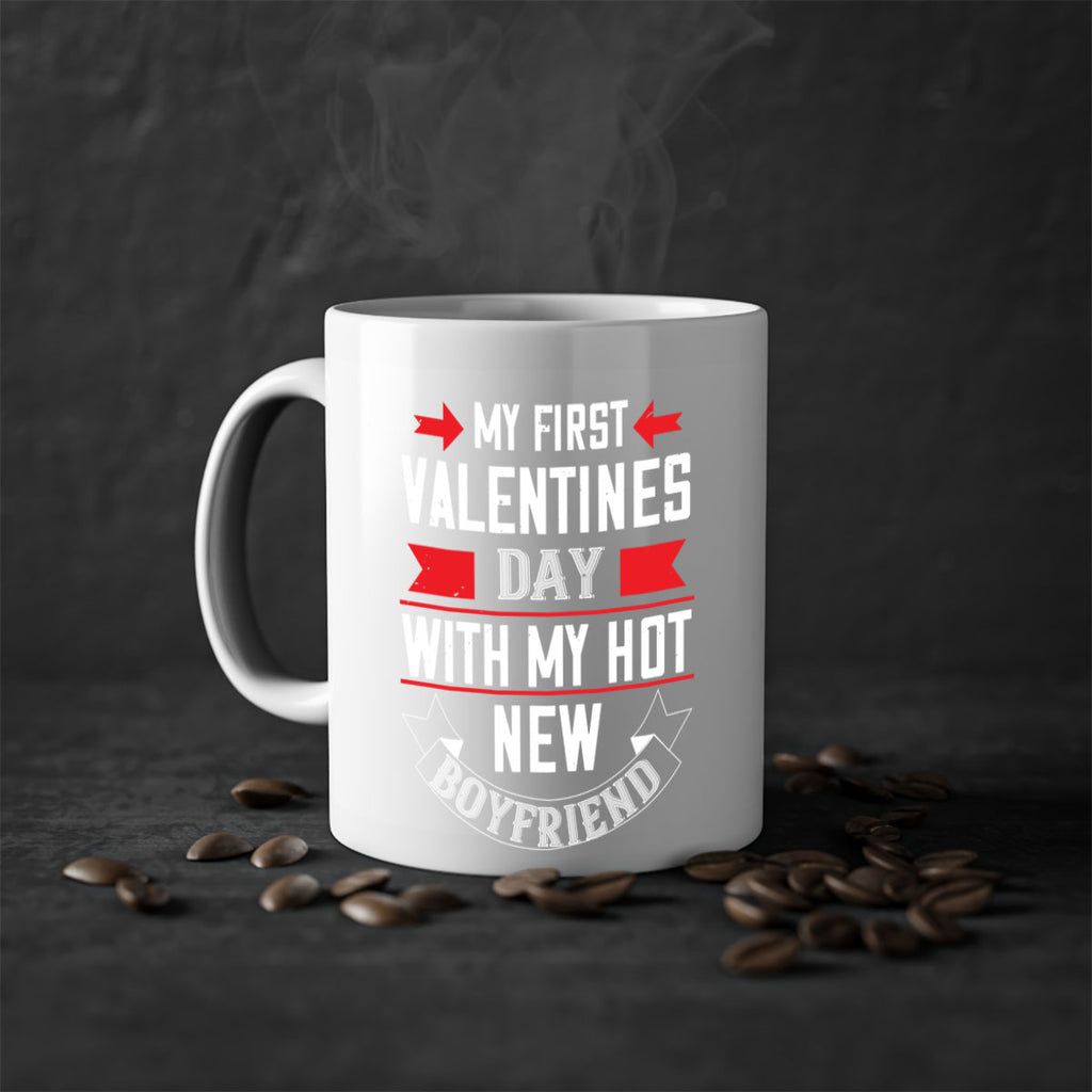 my first valentine day with my hot boyfriend 37#- valentines day-Mug / Coffee Cup