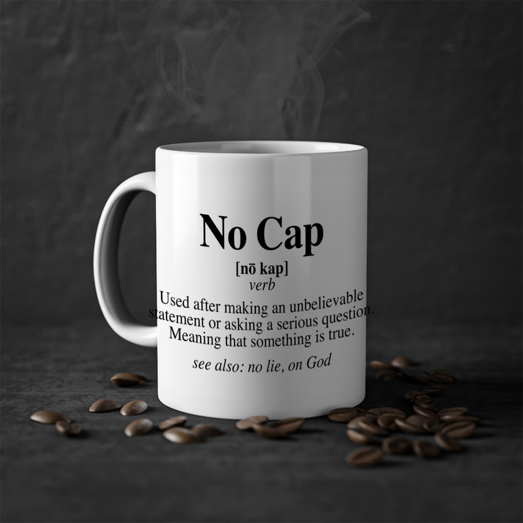 no cap 61#- black words - phrases-Mug / Coffee Cup