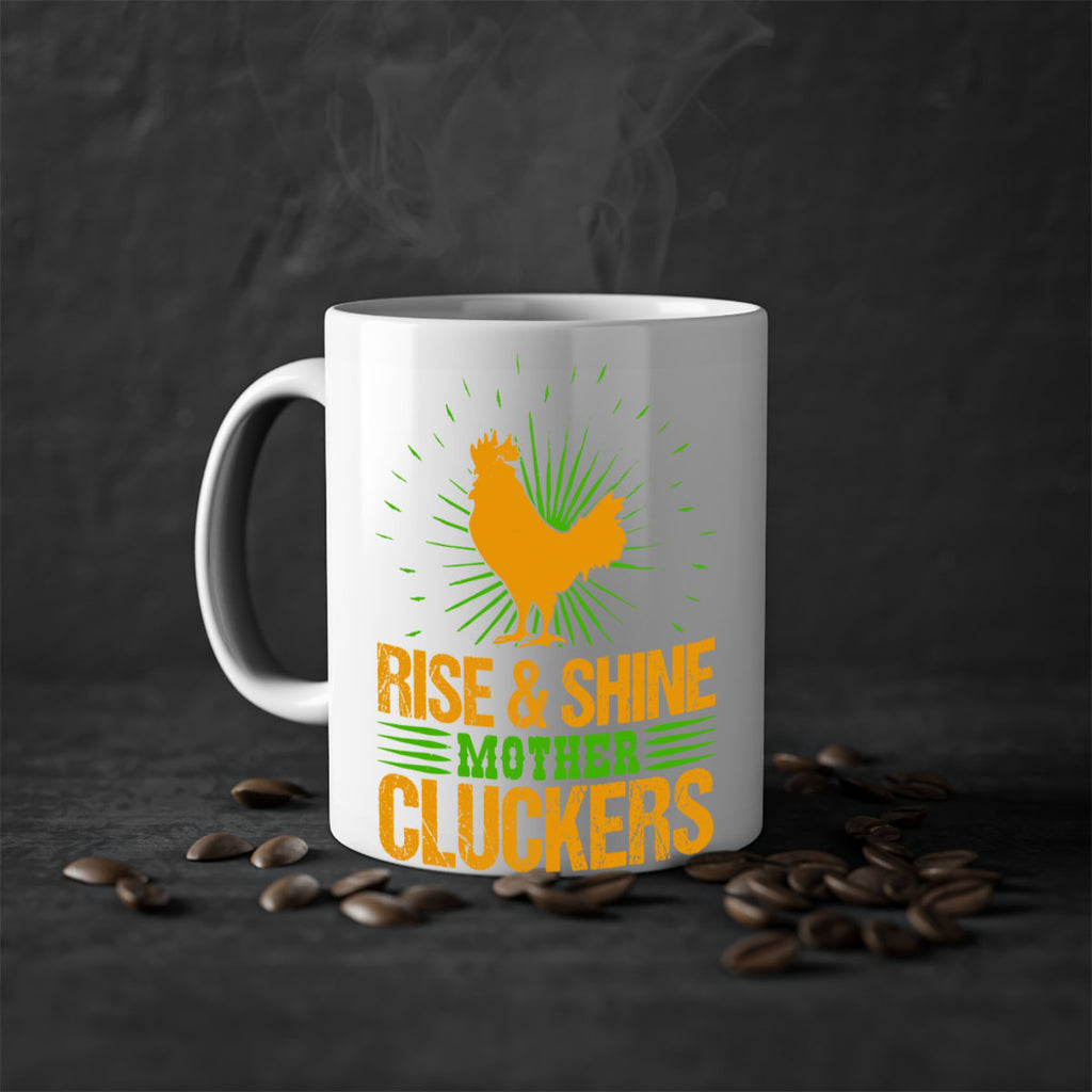 rise and shine mother cluckers 38#- Farm and garden-Mug / Coffee Cup