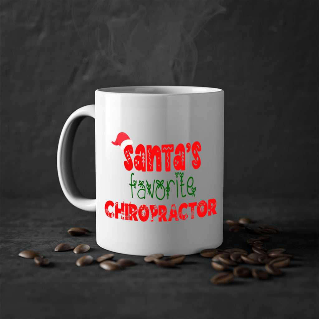santas favorite chiropractor style 715#- christmas-Mug / Coffee Cup