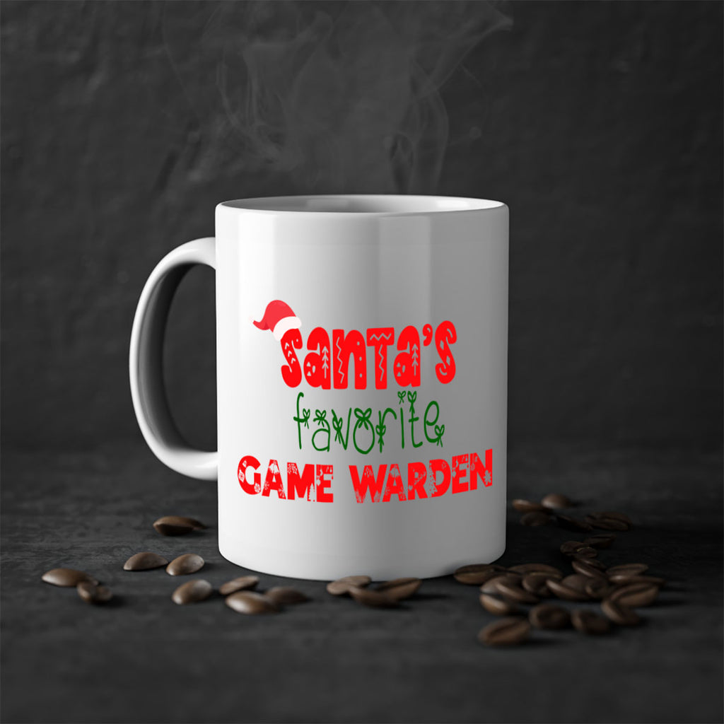 santas favorite game warden style 835#- christmas-Mug / Coffee Cup