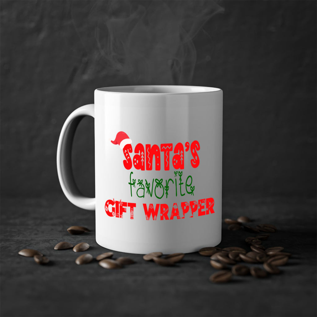santas favorite gift wrapper style 840#- christmas-Mug / Coffee Cup