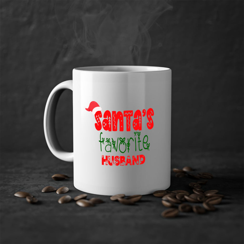 santas favorite husband style 882#- christmas-Mug / Coffee Cup