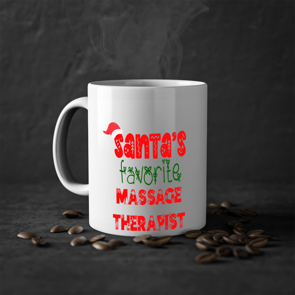 santas favorite massage therapist style 942#- christmas-Mug / Coffee Cup