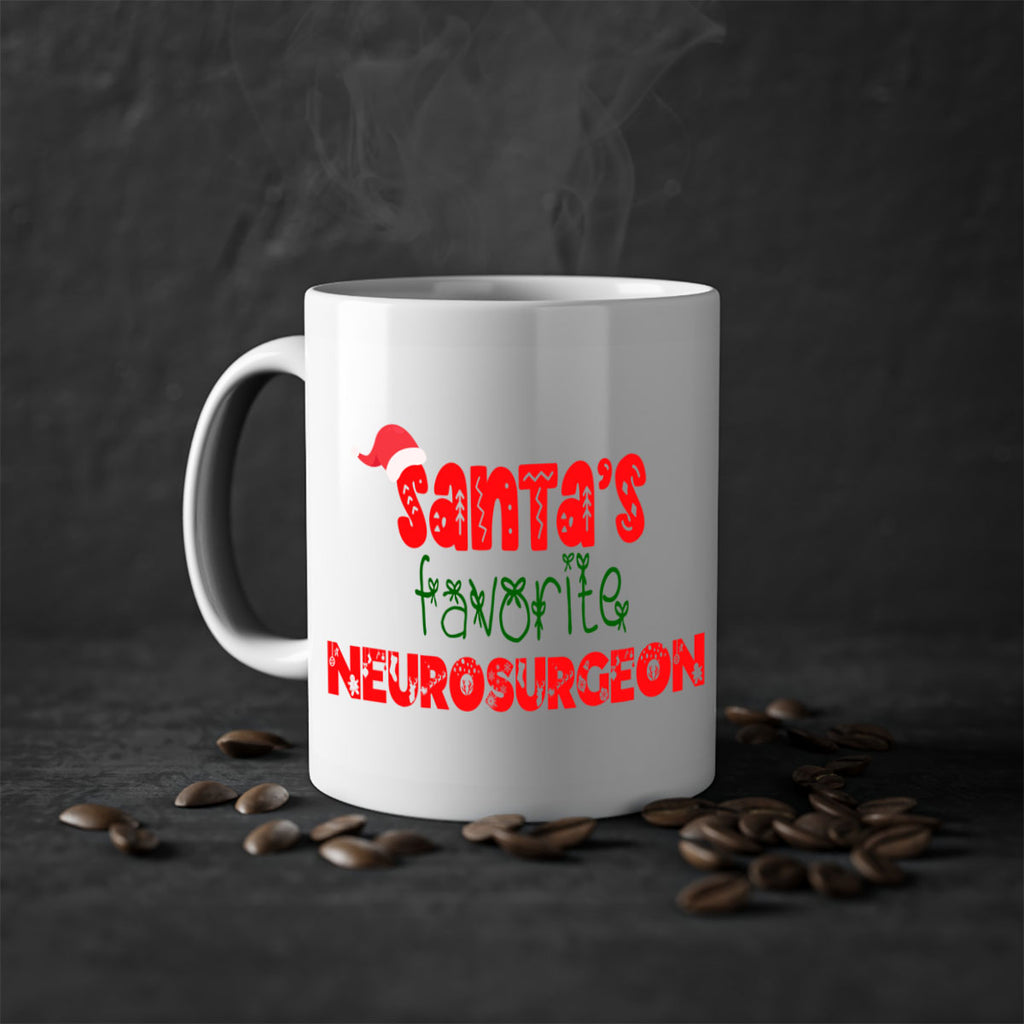 santas favorite neurosurgeon style 974#- christmas-Mug / Coffee Cup