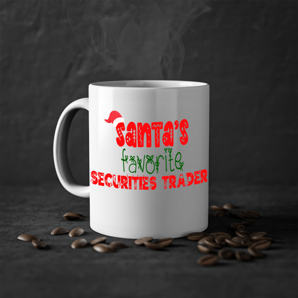 santas favorite securities trader style 1073#- christmas-Mug / Coffee Cup
