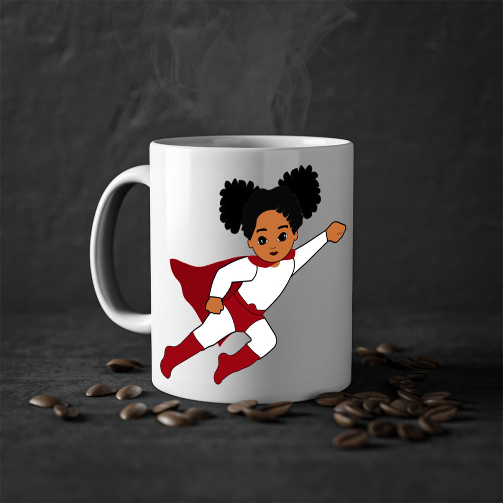 super kids girl 6#- Black women - Girls-Mug / Coffee Cup