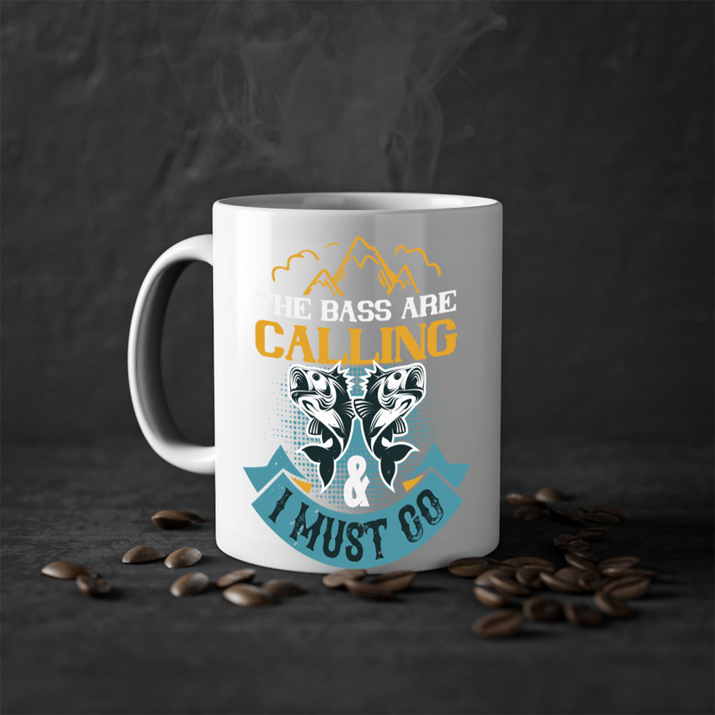 the bass are calling 30#- fishing-Mug / Coffee Cup