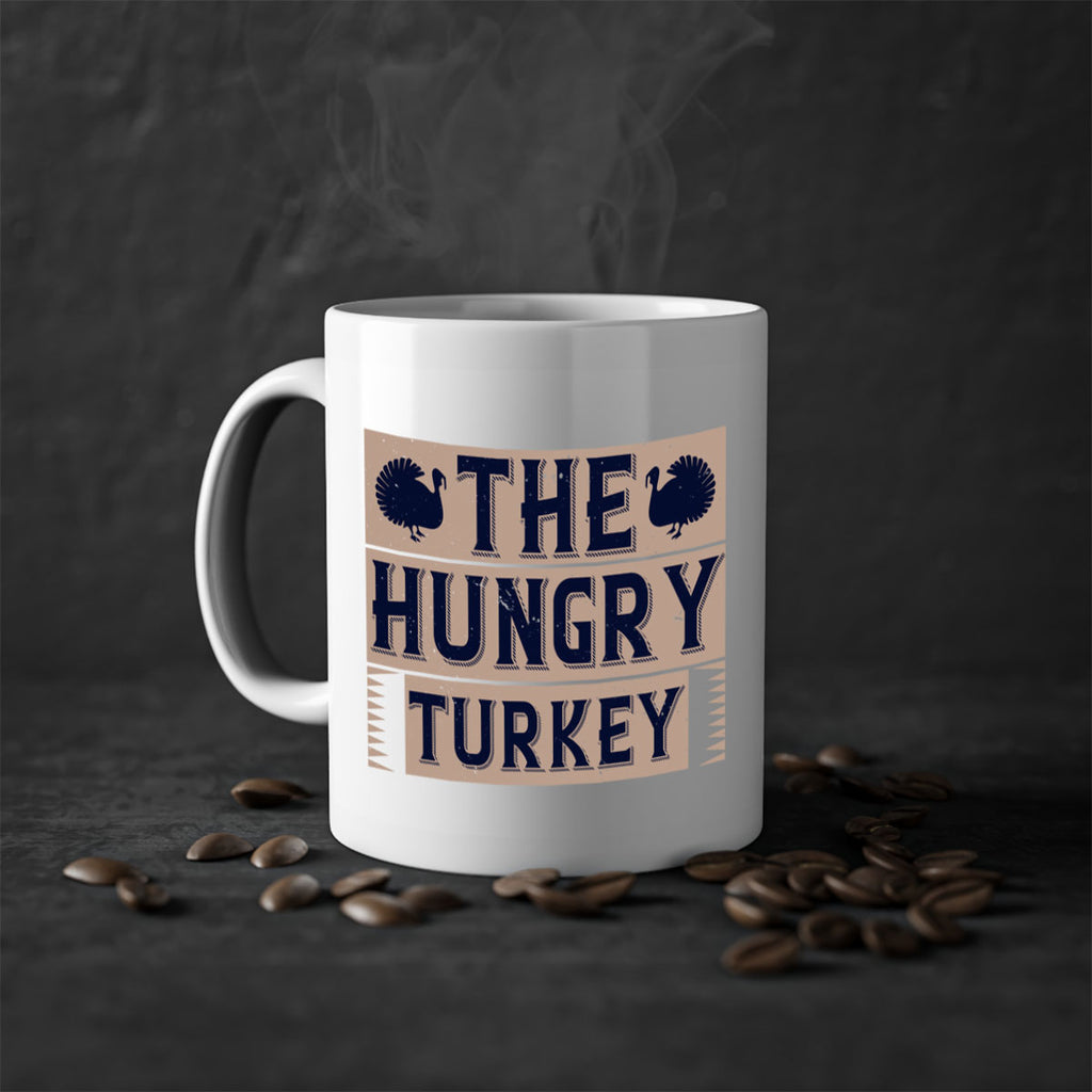 the hungry turkey 3#- thanksgiving-Mug / Coffee Cup