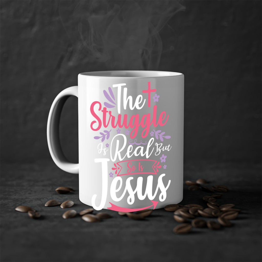 the struggle is real but so is jesus 5#- easter-Mug / Coffee Cup