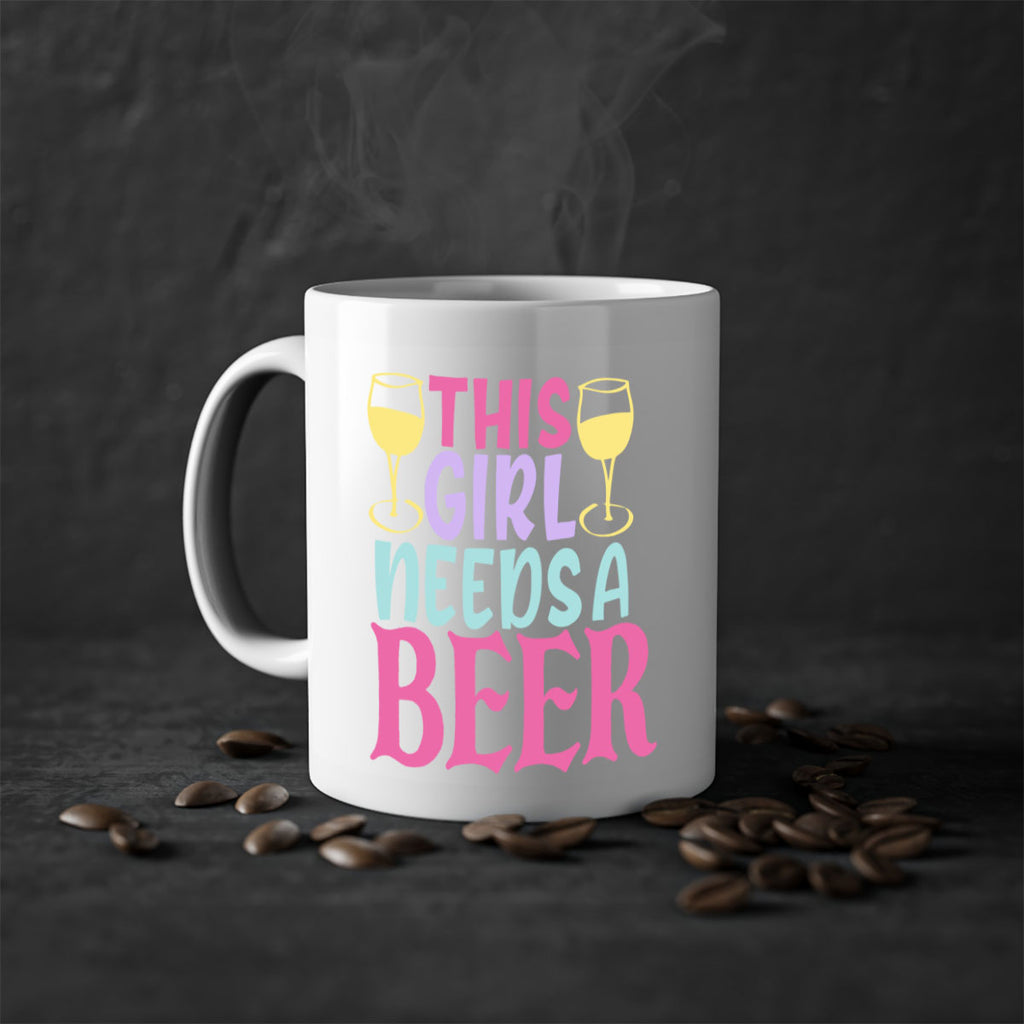 this girl needs a beer 120#- beer-Mug / Coffee Cup