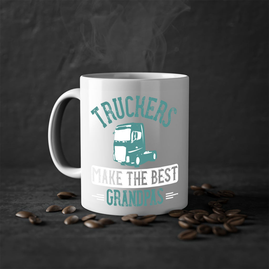 truckers make the best grandpas Style 12#- truck driver-Mug / Coffee Cup