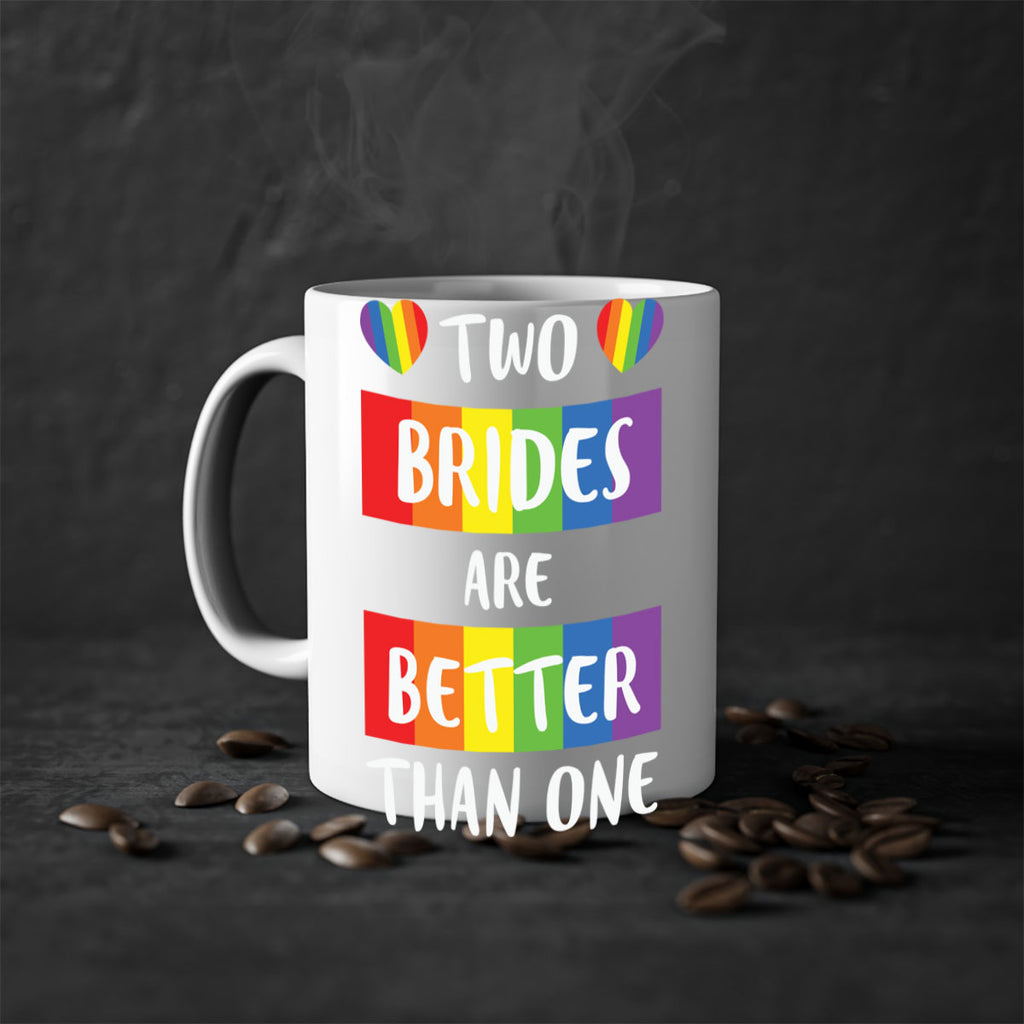 two brides are better than lgbt 8#- lgbt-Mug / Coffee Cup