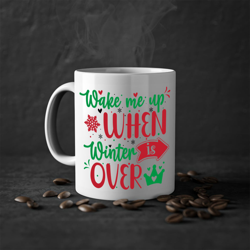 wake me up when winter is over style 1224#- christmas-Mug / Coffee Cup