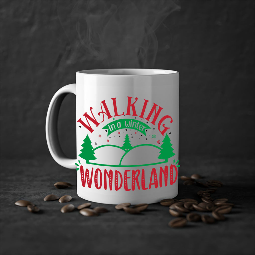 walking in a winter wonderland style 1225#- christmas-Mug / Coffee Cup