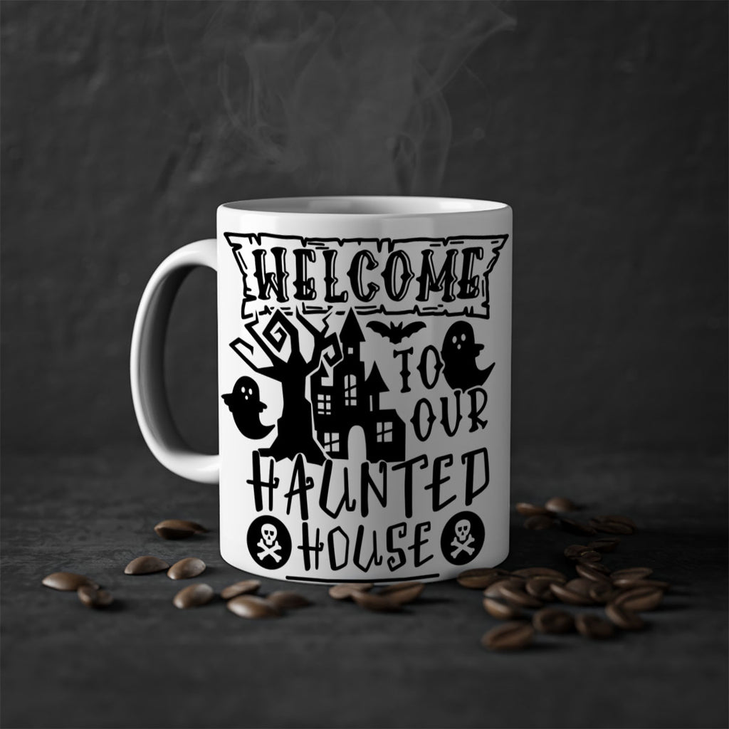 welcome to our haunted house 13#- halloween-Mug / Coffee Cup