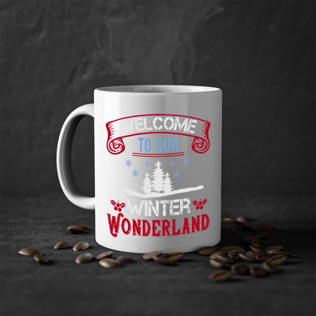 welcome to our winter wonderland 347#- christmas-Mug / Coffee Cup