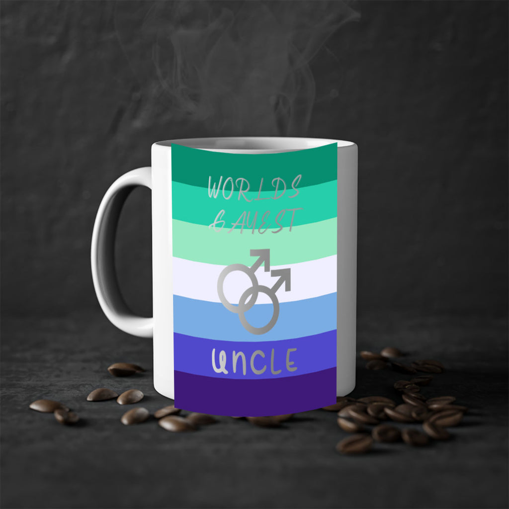 worlds gayest uncle lgbt proud 1#- lgbt-Mug / Coffee Cup