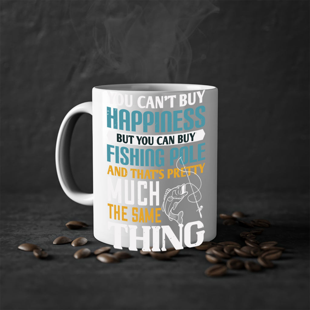 you cant buy happiness 3#- fishing-Mug / Coffee Cup